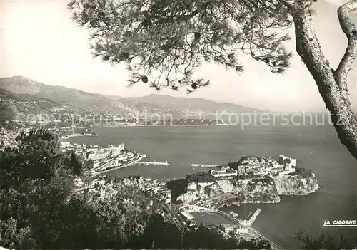 AK / Ansichtskarte Monaco Fliegeraufnahme Principaute Le Rocher Monte Carlo Kat. Monaco