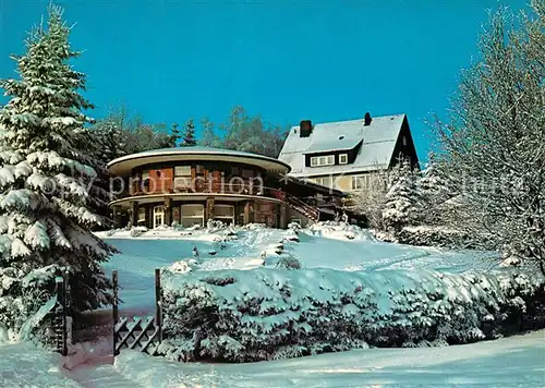 AK / Ansichtskarte Hahnenklee Auerhahn Restaurant Bastei Winteraufnahme