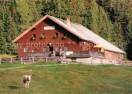AK / Ansichtskarte Oberau Wildschoenau Tirol Rosskopfhuette Kuh