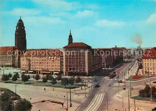 AK / Ansichtskarte Dresden Pirnaischer Platz Thaelmann Strasse Kat. Dresden Elbe