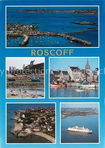 AK / Ansichtskarte Roscoff Gare maritime plage Roch Kroum Kat. Roscoff