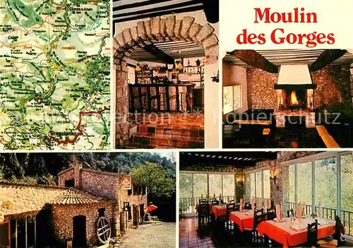AK / Ansichtskarte Chateaudouble Var Bar Restaurant Moulin des Gorges Kat. Chateaudouble