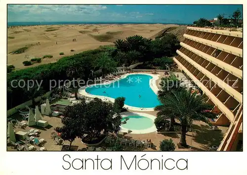 AK / Ansichtskarte Playa del Ingles Gran Canaria Apartamentos Santa Monica Kat. San Bartolome de Tirajana