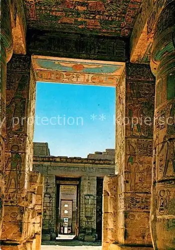 AK / Ansichtskarte Luxor Louqsor Medinet Habu Kat. Luxor