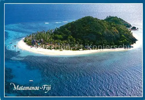 AK / Ansichtskarte Fiji Matamanoa Insel Fliegeraufnahme Kat. Fidschi Inseln