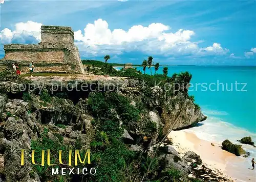 AK / Ansichtskarte Tulum Castillo am Strand Kat. Quintana Roo