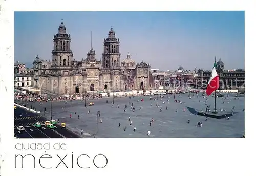 AK / Ansichtskarte Mexico City Catedral Metropolitana Palacio Nacional Kat. Mexico