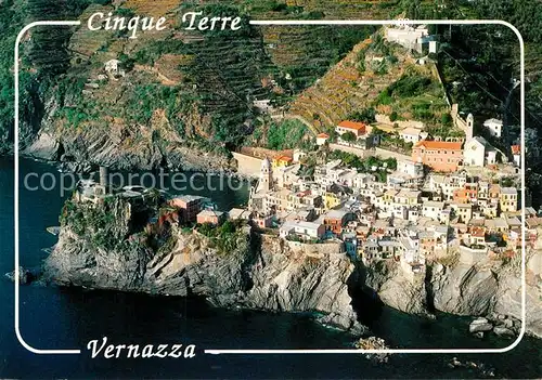 AK / Ansichtskarte Vernazza Veduta aerea Cinque Terre Kat. La Spezia