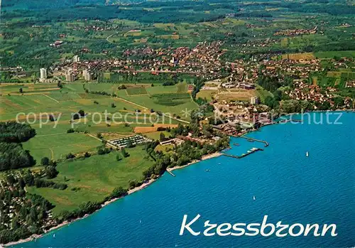 AK / Ansichtskarte Kressbronn Bodensee Fliegeraufnahme Kat. Kressbronn am Bodensee