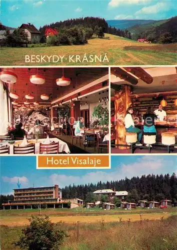 AK / Ansichtskarte Krasna Horka Hotel Visalaje Gastraum Bar