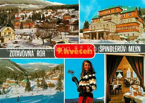 AK / Ansichtskarte Spindleruv Mlyn Spindlermuehle Erholungsheim im Gebirge Panorama Restaurant Kat. Trutnov