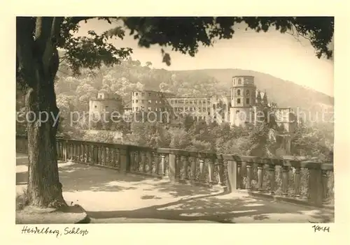 AK / Ansichtskarte Foto Popp Nr. Heidelberg Schloss  Kat. Fotografie