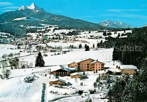 AK / Ansichtskarte Wertach Fliegeraufnahme am Gruentensee Kat. Wertach