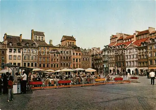 AK / Ansichtskarte Warszawa Rynek Starego Miasta Kat. Warschau Polen