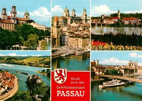 AK / Ansichtskarte Passau Dreifluessestadt  Kat. Passau