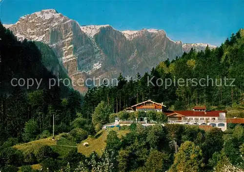 AK / Ansichtskarte Bad Reichenhall Berghof Zum Schroffen mit Reiteralpe Kat. Bad Reichenhall