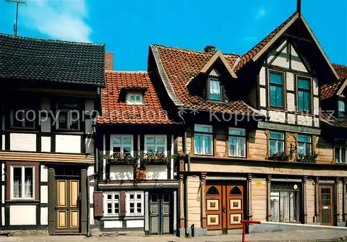 AK / Ansichtskarte Wernigerode Harz Haeuser Kochstrasse Kleinstes Haus Kat. Wernigerode