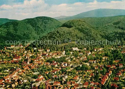 AK / Ansichtskarte Harzburg Bad Burgberg Brocken Panorama Kat. Bad Harzburg