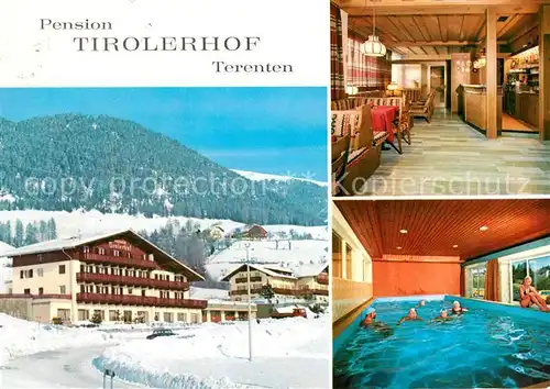 AK / Ansichtskarte Terenten Vintl Suedtirol Pension Tirolerhof Schwimmbad 