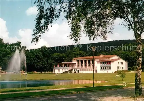 AK / Ansichtskarte Gandersheim Bad Kurhaus Fontaine Kat. Bad Gandersheim