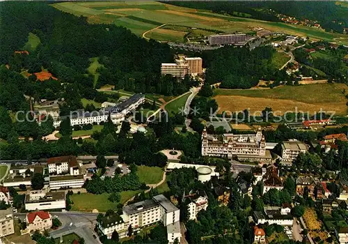 AK / Ansichtskarte Bad Wildungen Fliegeraufnahme Kurviertel Kat. Bad Wildungen