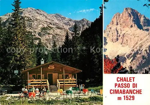 AK / Ansichtskarte Cortina d Ampezzo Chalet Passo di Cimabanche Kat. Cortina d Ampezzo