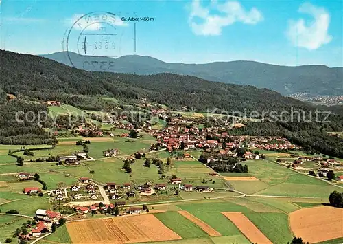 AK / Ansichtskarte Boebrach Fliegeraufnahme mit Gr Arber Kat. Boebrach