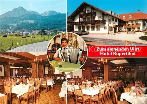 AK / Ansichtskarte Ainring Hotel Rupertihof Zum singenden Wirt Gastraeume Kat. Ainring