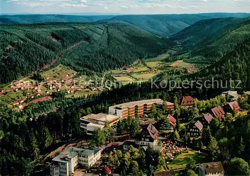 AK / Ansichtskarte Wildbad Schwarzwald Fliegeraufnahme mit Sommerberghotel Kat. Bad Wildbad