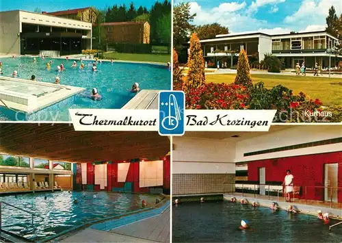 AK / Ansichtskarte Bad Krozingen Kurhaus Thermalhallen und Freibad  Kat. Bad Krozingen