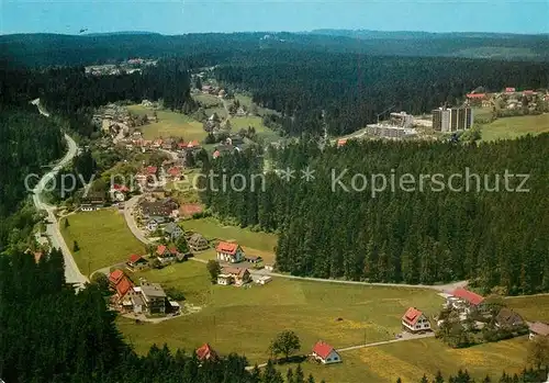 AK / Ansichtskarte Kniebis Freudenstadt Fliegeraufnahme mit Schwarzwaldhochstrasse Kat. Freudenstadt