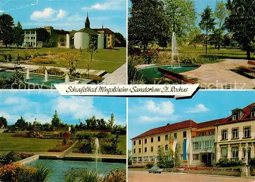 AK / Ansichtskarte Bad Schoenborn Schwefelbad Mingolsheim Sanatorium St Rochus Park Kat. Bad Schoenborn