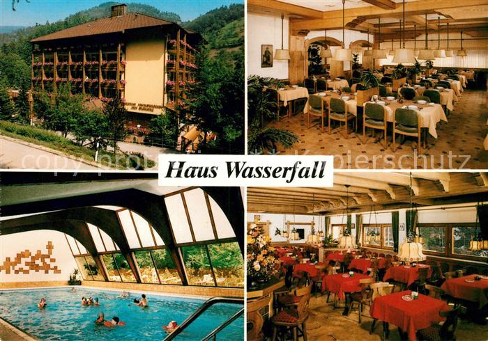 Ak Ansichtskarte Oppenau Haus Wasserfall Deutsche