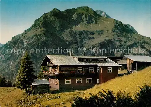 AK / Ansichtskarte Mittelberg Kleinwalsertal Alpengaststaette Buehlalpe Kat. Oesterreich