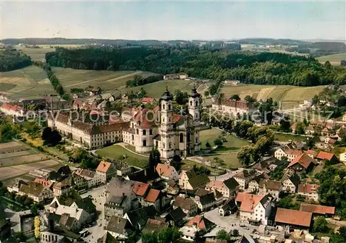 AK / Ansichtskarte Ottobeuren Fliegeraufnahme mit Kloster Kat. Ottobeuren