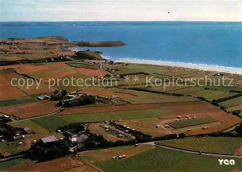 AK / Ansichtskarte Plomodiern Camping Ker Vella Polebret Plage Vue aerienne Kat. Plomodiern