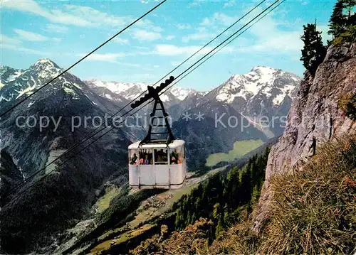 AK / Ansichtskarte Seilbahn Penkenbahn Mayrhofen Zillertal Tristner Zemmgrund Gruenberg Kat. Bahnen