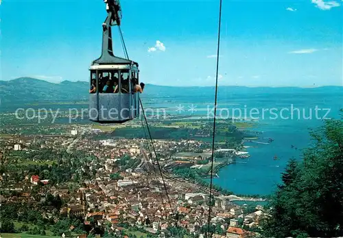 AK / Ansichtskarte Seilbahn Pfaender Bregenz Bodensee  Kat. Bahnen