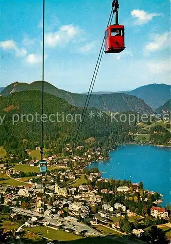 AK / Ansichtskarte Seilbahn Zwoelferhorn St. Gilgen Wolfgangsee  Kat. Bahnen