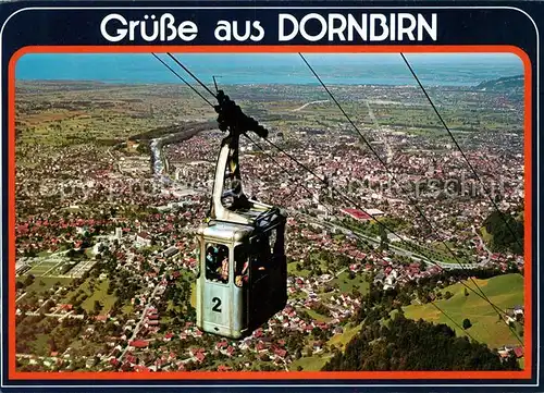 AK / Ansichtskarte Seilbahn Dornbirn Bodensee  Kat. Bahnen