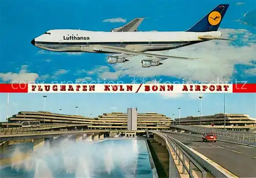 AK / Ansichtskarte Lufthansa Flughafen Koeln Bonn  Kat. Flug