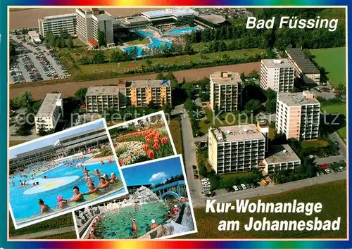 AK / Ansichtskarte Bad Fuessing Fliegeraufnahme Kur Wohnanlage am Johannesbad Kat. Bad Fuessing