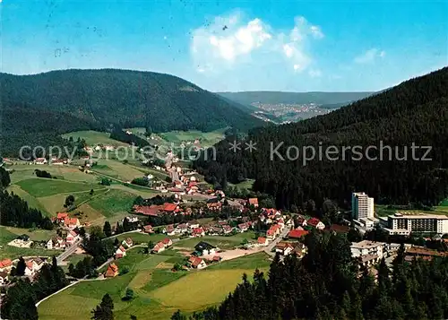 AK / Ansichtskarte Baiersbronn Schwarzwald Fliegeraufnahme Kat. Baiersbronn