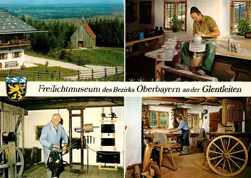 AK / Ansichtskarte Grossweil bei Murnau Freilichtmuseum an der Glentleiten Toepfer Kat. Grossweil