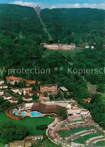 AK / Ansichtskarte Wilhelmshoehe Kassel Fliegeraufnahme Kurhessen Therme Kat. Kassel