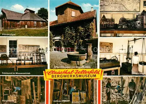 AK / Ansichtskarte Clausthal Zellerfeld Bergwerksmuseum Pferdegoepel Silberwaag  Kat. Clausthal Zellerfeld