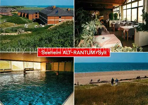 AK / Ansichtskarte Rantum Sylt Seeheim Schwimmbad Strand Kat. Rantum (Sylt)