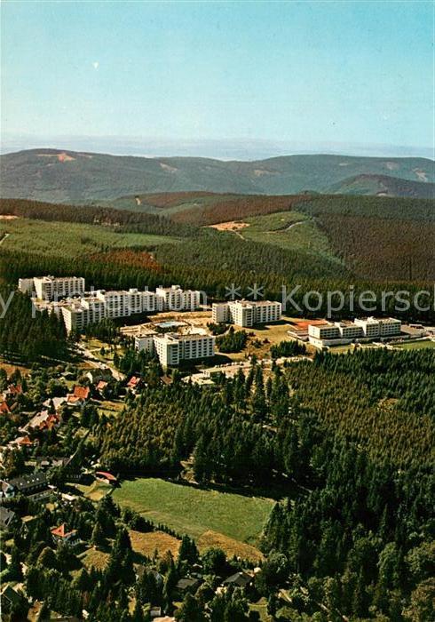 AK / Ansichtskarte Hahnenklee Bockswiese Harz Fliegeraufnahme Hochwald ...