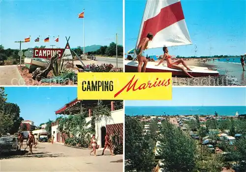 AK / Ansichtskarte Montroig Camping Marius Strand Details