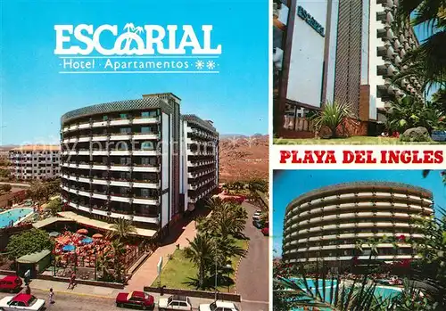 AK / Ansichtskarte Playa del Ingles Gran Canaria Escorial Hotel Apartamentos Kat. San Bartolome de Tirajana